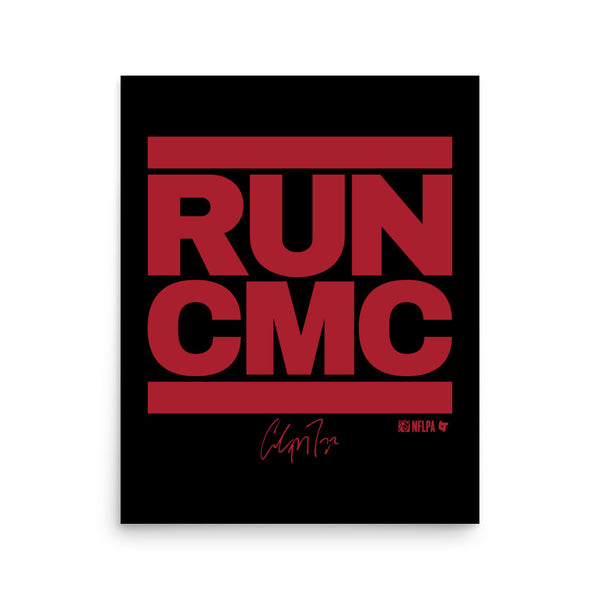 Christian McCaffrey: Run CMC San Francisco Art Print