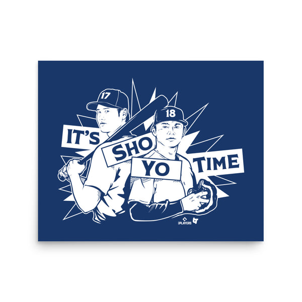 Shohei Ohtani & Yoshinobu Yamamoto: It's Sho-Yo Time Art Print