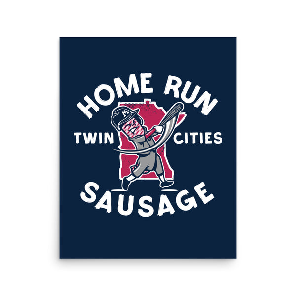 Minnesota Home Run Sausage Art Print