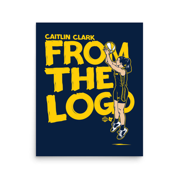 Caitlin Clark: From the Logo Art Print