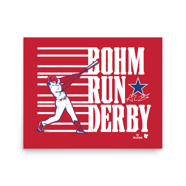 Alec Bohm Run Derby Art Print