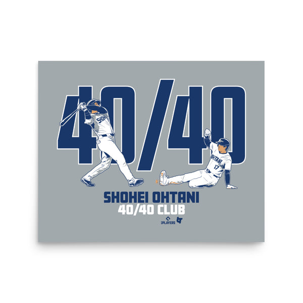 Shohei Ohtani: 40/40 Art Print