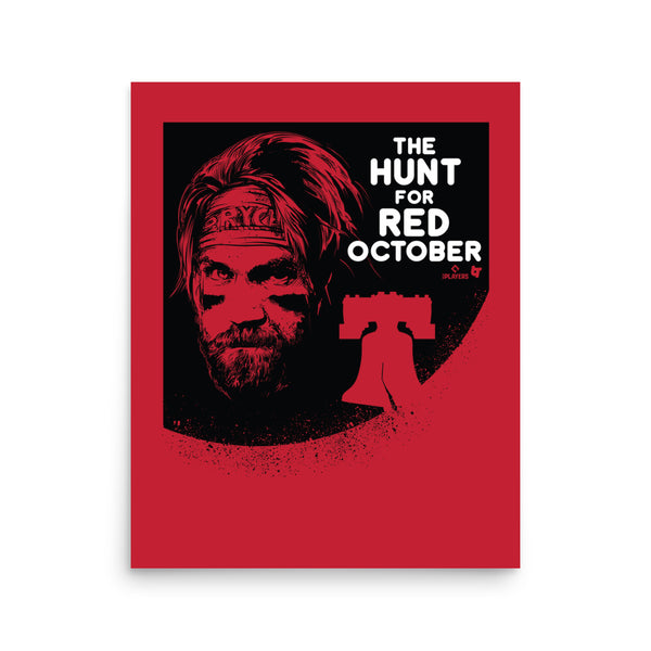 Bryce Harper: The Hunt for Red October Art Print