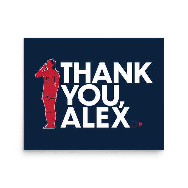 Alex Morgan: Thank You, Alex Art Print