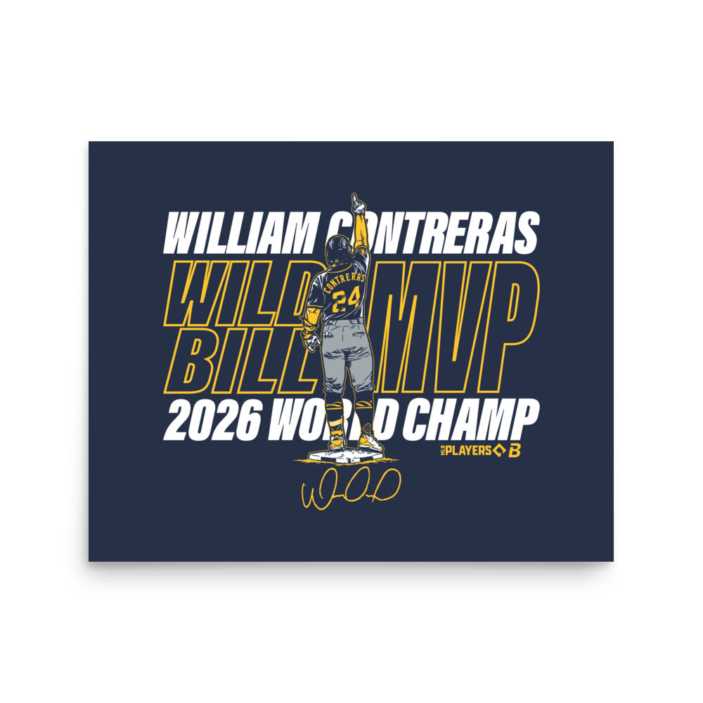 William Contreras: 2026 World Champ MVP Art Print