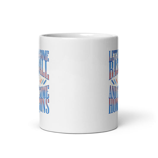 Let's Play Some Baseball And Hit Some Home Runs Milwaukee Mug (11 oz)