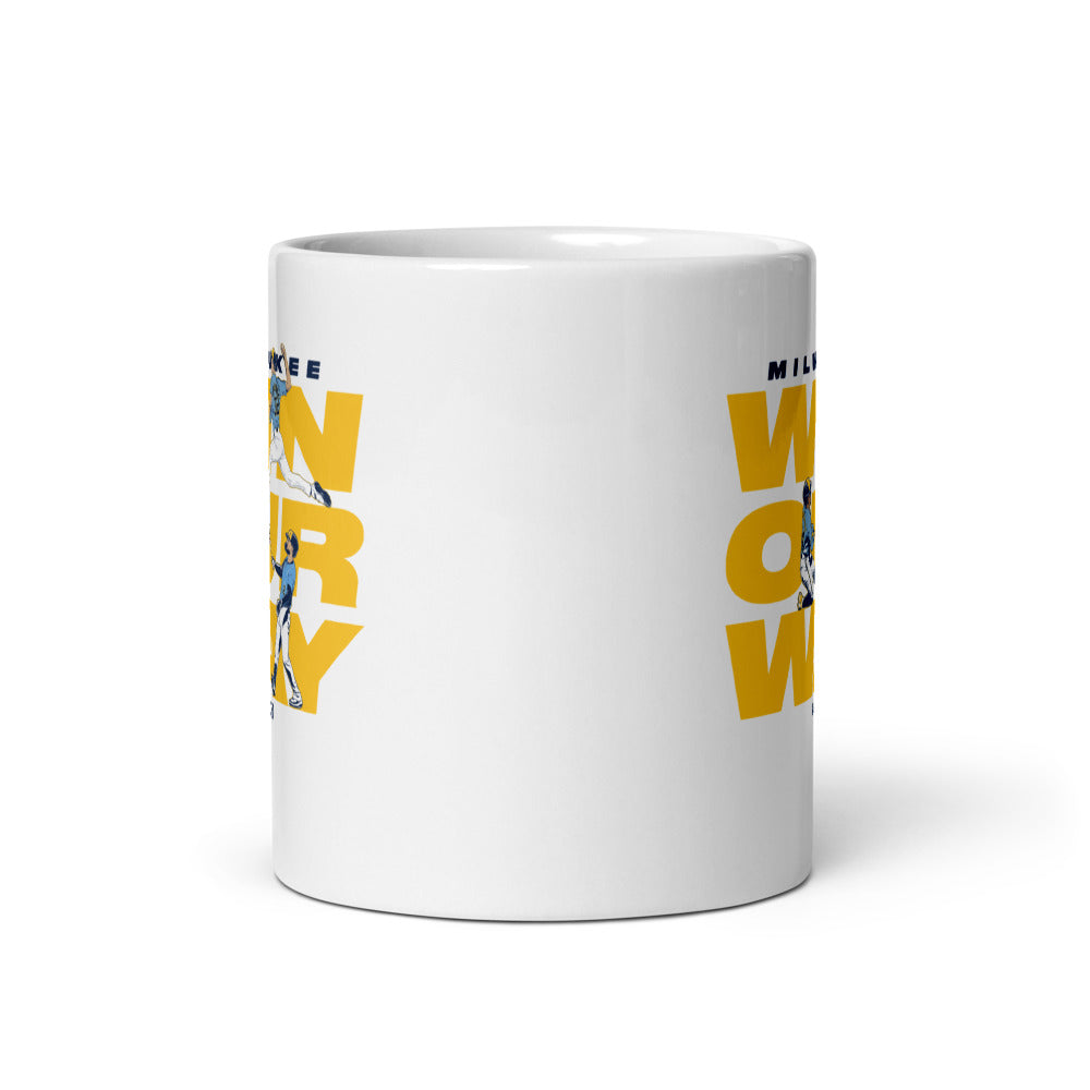 Milwaukee Baseball: Win Our Way Stack Mug (11 oz)