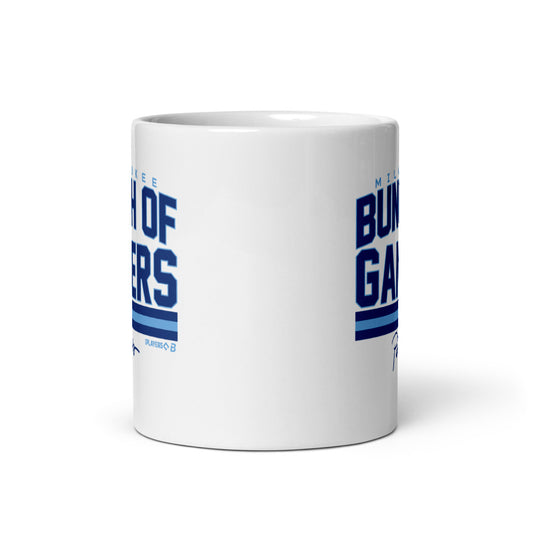 Milwaukee Baseball: Bunch Of Gamers (Light Blue) Mug (11 oz)