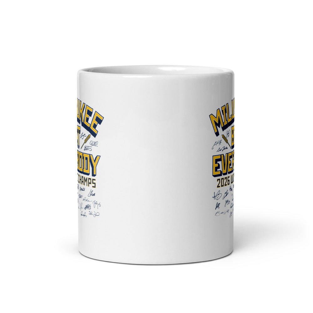 Milwaukee Baseball: Beat Everybody 2026 Champs Mug (11 oz)