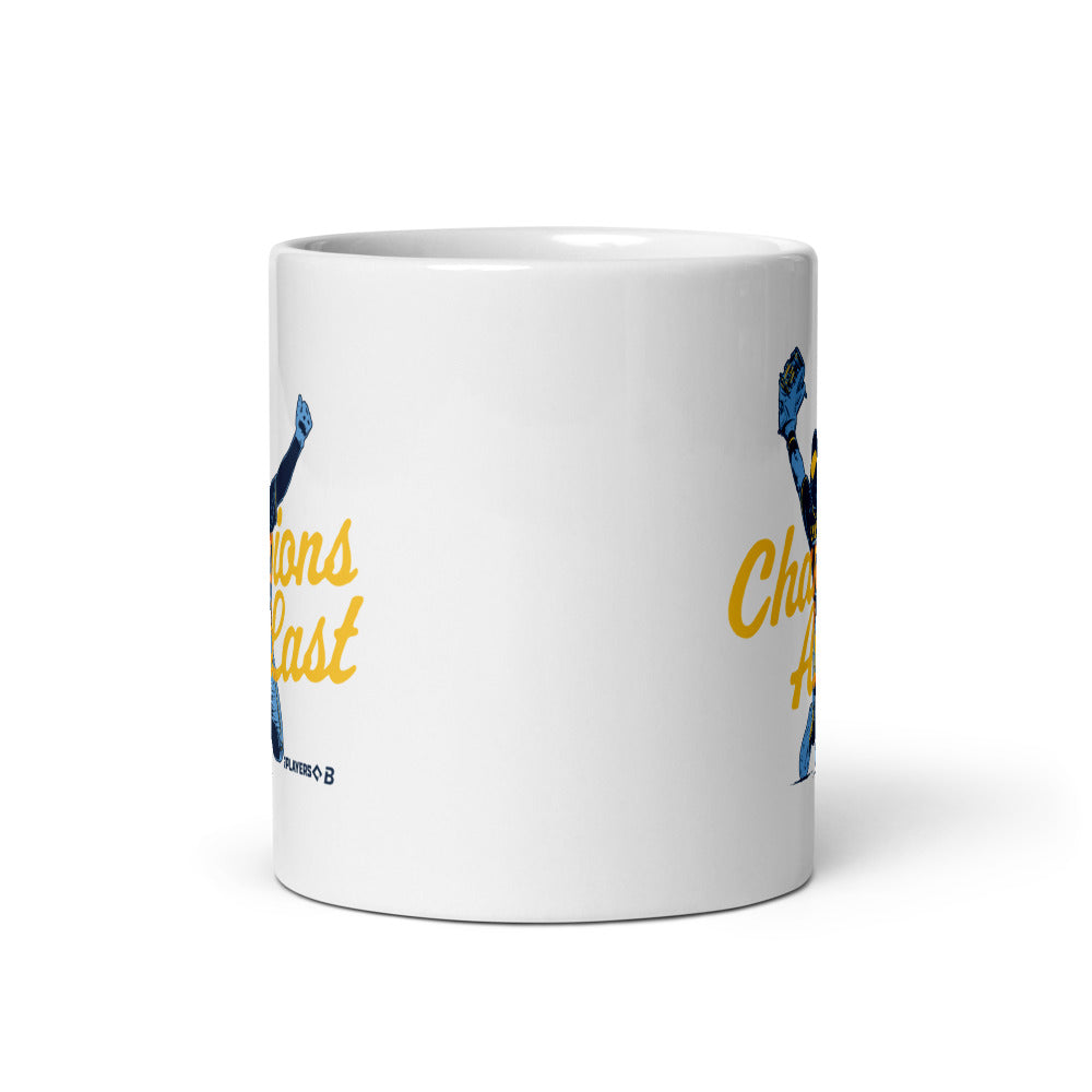 Jackson Chourio: Milwaukee Champions At Last Mug (11 oz)