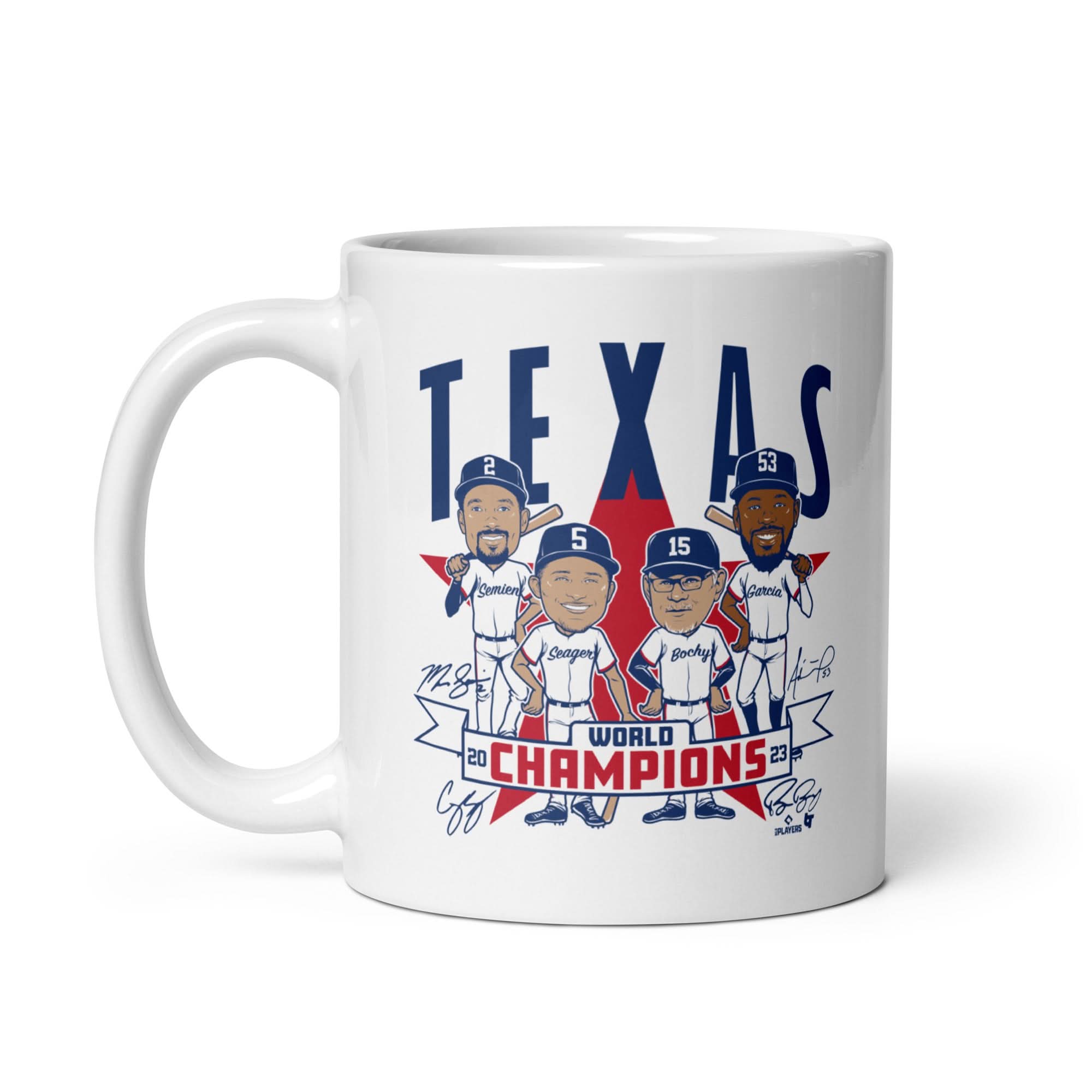 Texas Baseball: World Champions Caricatures Mug
