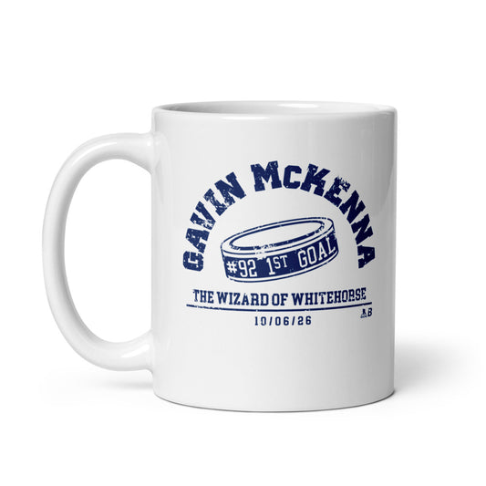 Gavin McKenna: 1st Goal Mug (11 oz)