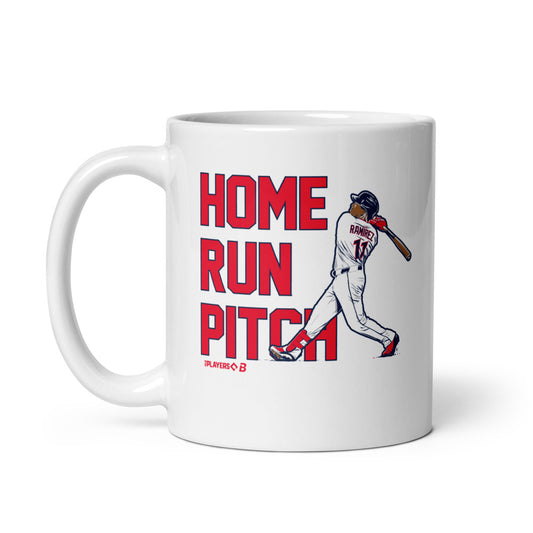 Jose Ramirez: Home Run Pitch Swing Mug (11 oz)