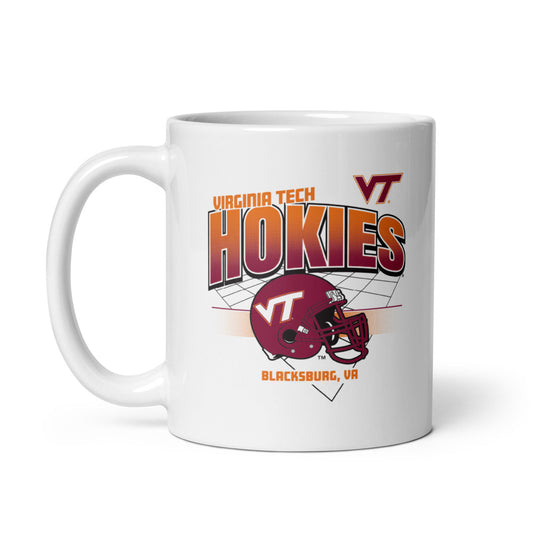 Virginia Tech Football: Helmet Grid Mug (11 oz)