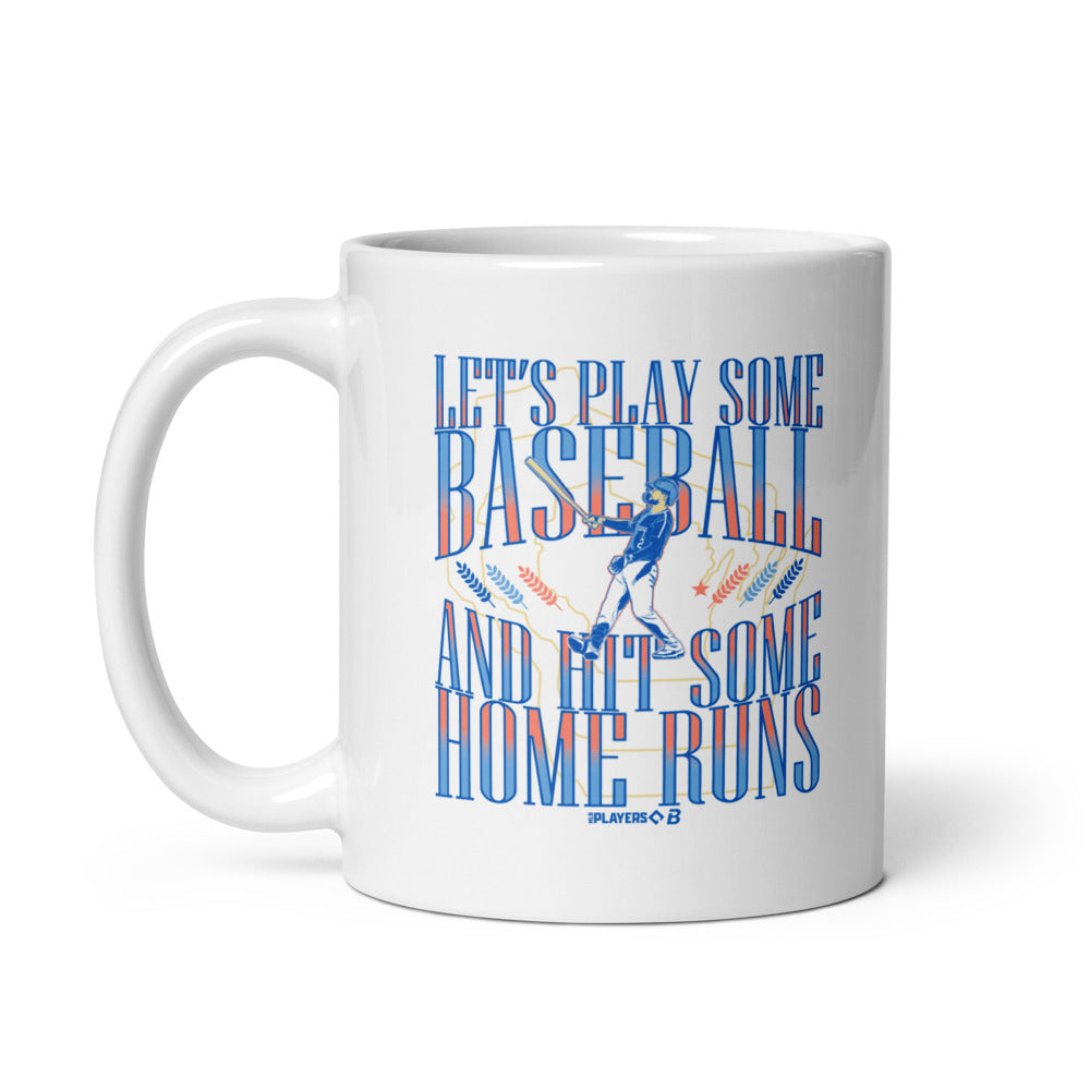 Let's Play Some Baseball And Hit Some Home Runs Milwaukee Mug (11 oz)