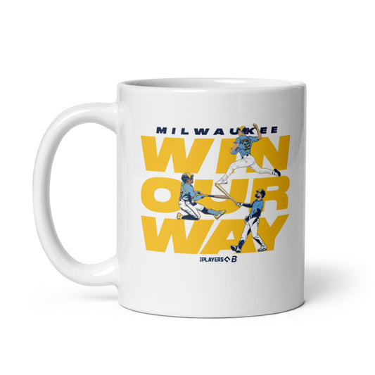 Milwaukee Baseball: Win Our Way Stack Mug (11 oz)