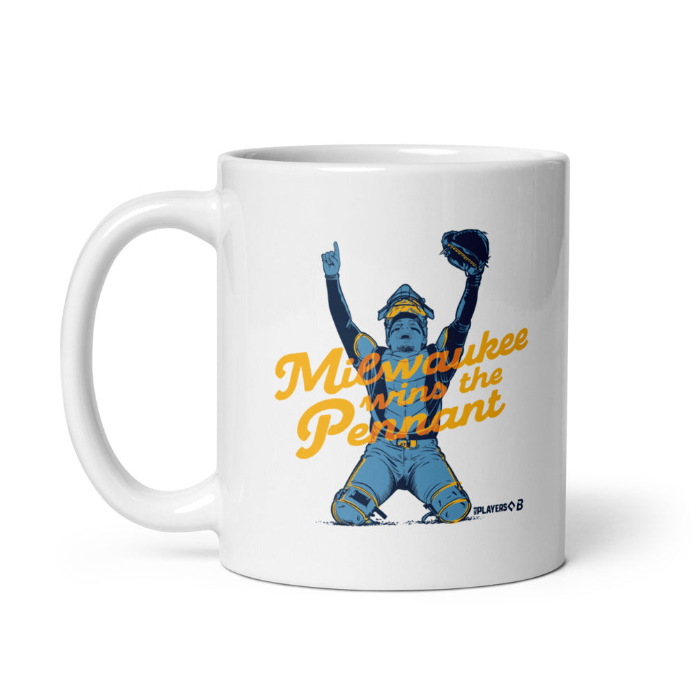 William Contreras: Milwaukee Wins The Pennant Mug (11 oz)