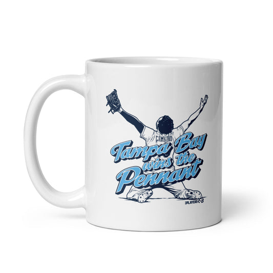 Junior Caminero: Tampa Bay Wins The Pennant Mug (11 oz)