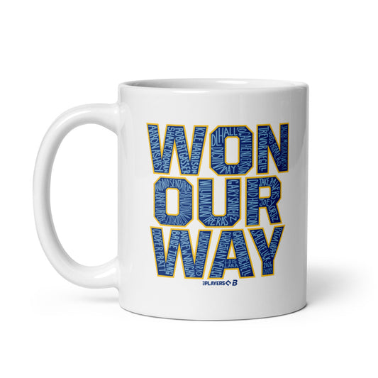 Milwaukee Baseball: Won Our Way 2026 Champs (Light Blue) Mug (11 oz)