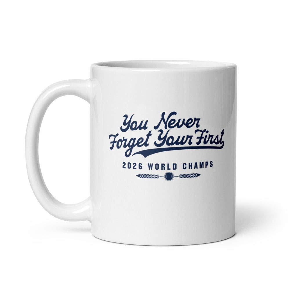 Milwaukee Baseball: You Never Forget Your First World Championship Mug (11 oz)