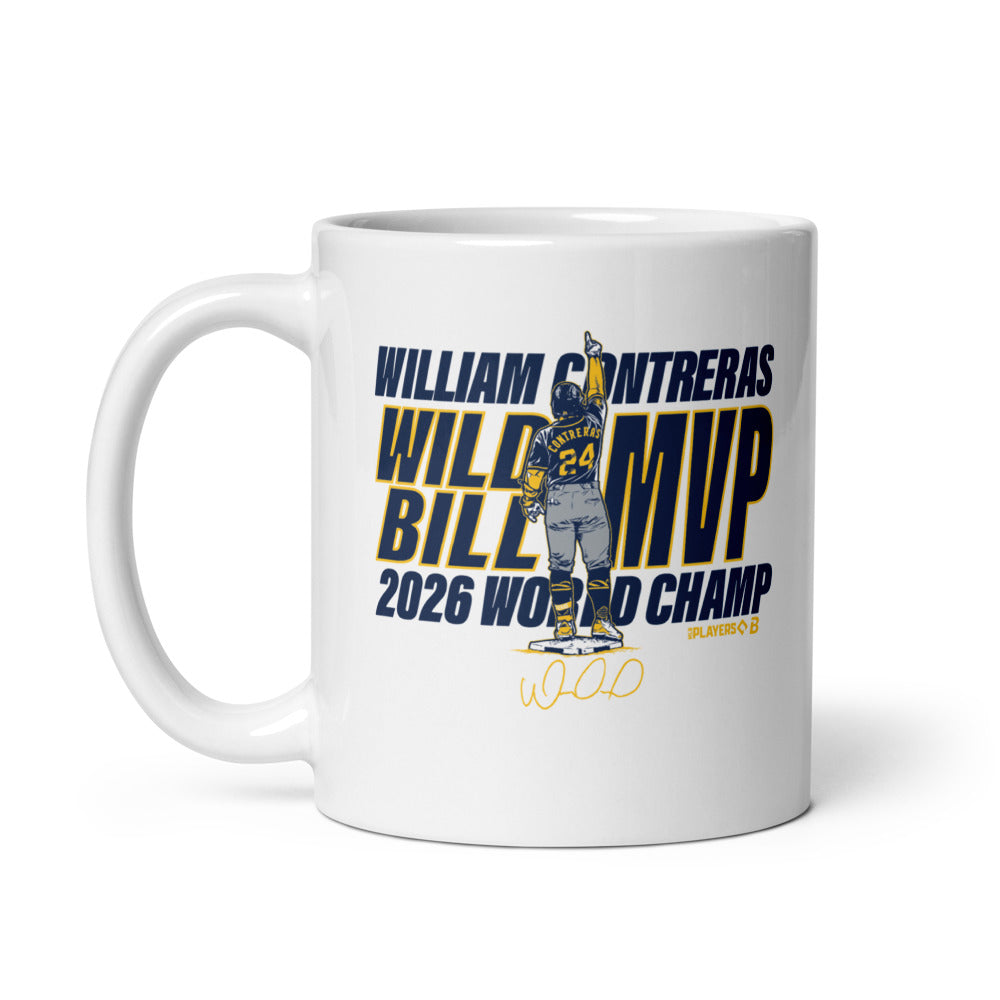 William Contreras: 2026 World Champ MVP Mug (11 oz)