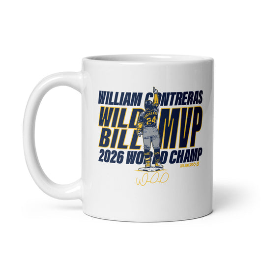 William Contreras: 2026 World Champ MVP Mug (11 oz)