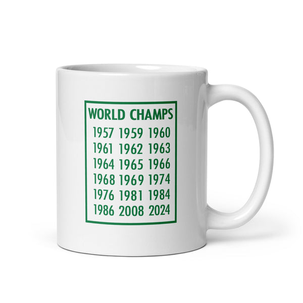 Boston Basketball: 18-Time World Champions Mug