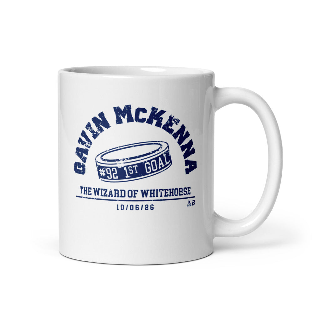 Gavin McKenna: 1st Goal Mug (11 oz)