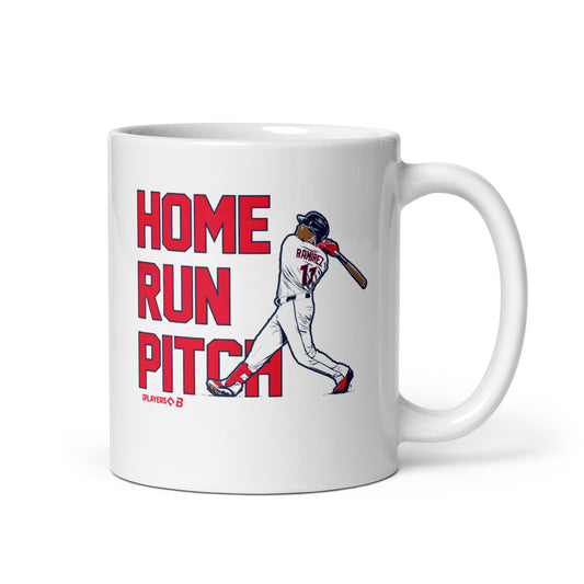 Jose Ramirez: Home Run Pitch Swing Mug (11 oz)