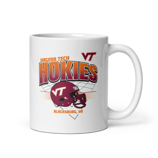 Virginia Tech Football: Helmet Grid Mug (11 oz)