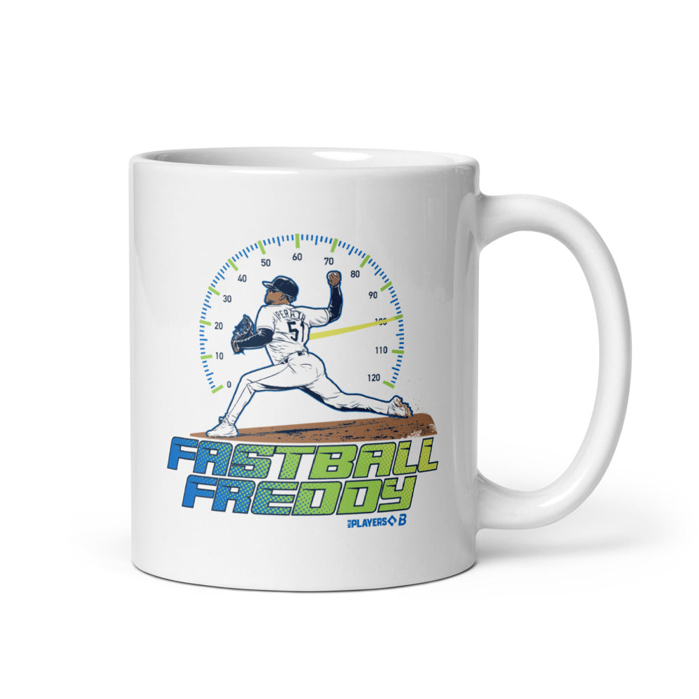 Freddy Peralta: Tampa Bay Fastball Freddy Mug (11 oz)