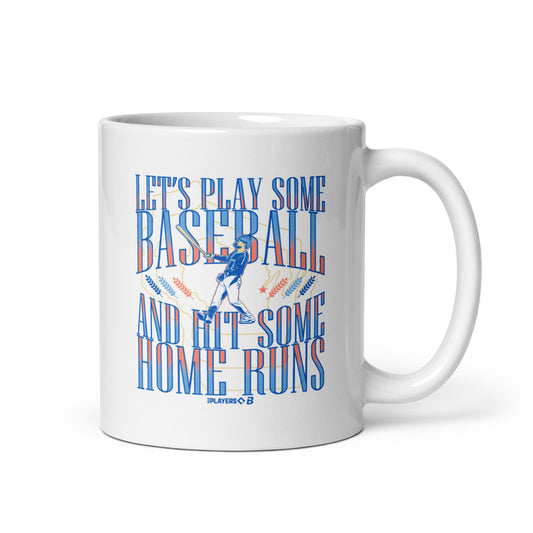 Let's Play Some Baseball And Hit Some Home Runs Milwaukee Mug (11 oz)