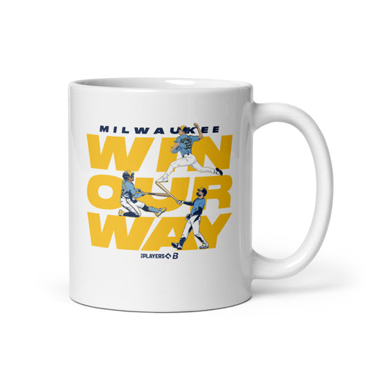Milwaukee Baseball: Win Our Way Stack Mug (11 oz)