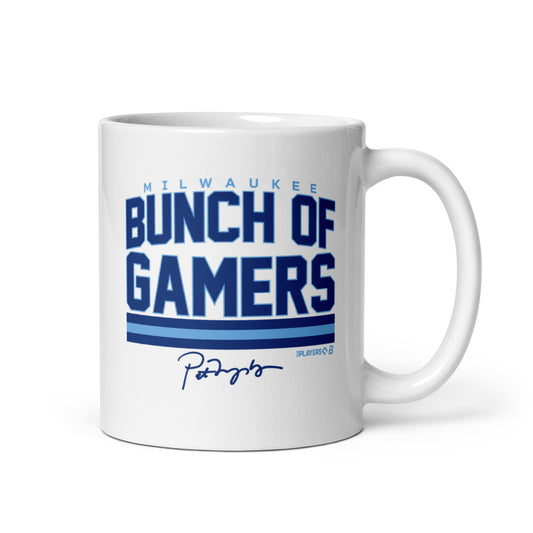 Milwaukee Baseball: Bunch Of Gamers (Light Blue) Mug (11 oz)