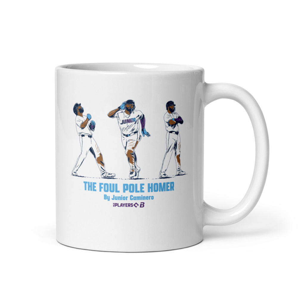 Junior Caminero: The Foul Pole Homer Mug (11 oz)