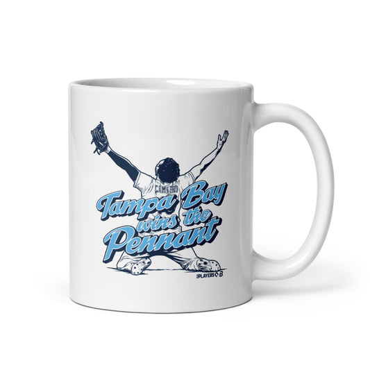 Junior Caminero: Tampa Bay Wins The Pennant Mug (11 oz)