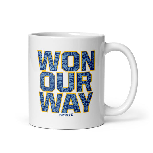 Milwaukee Baseball: Won Our Way 2026 Champs (Light Blue) Mug (11 oz)