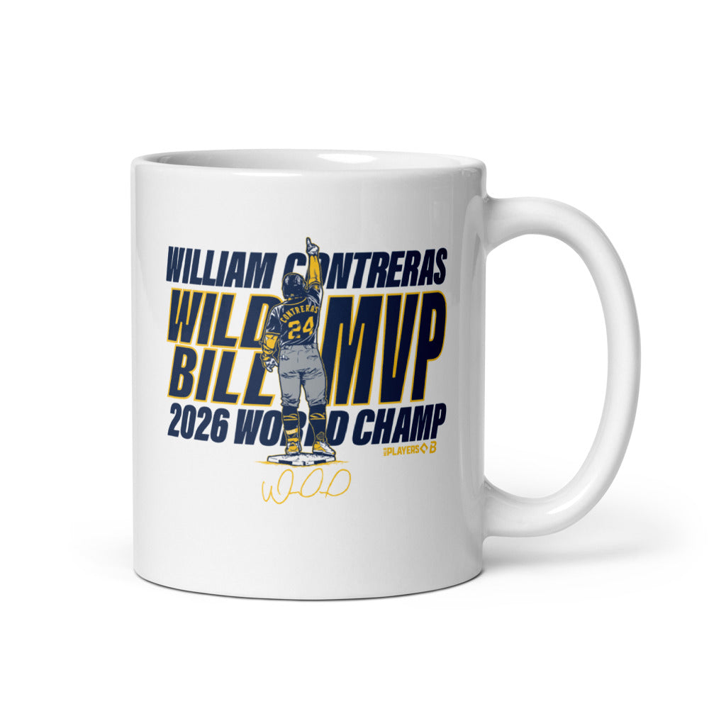 William Contreras: 2026 World Champ MVP Mug (11 oz)