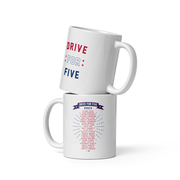 2023 Drive For Five Roster USWNTPA Mug