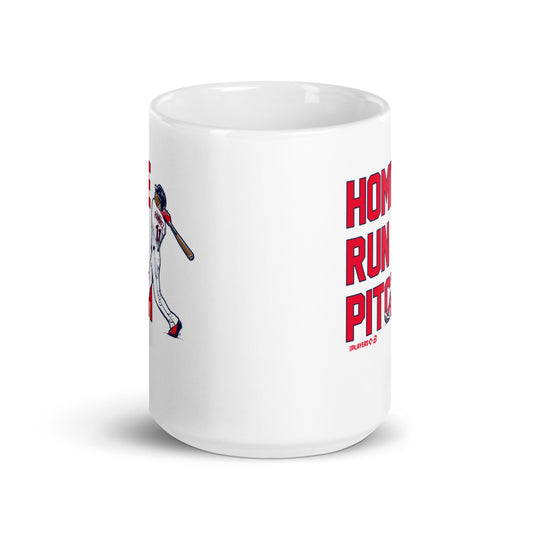 Jose Ramirez: Home Run Pitch Swing Mug (15 oz)