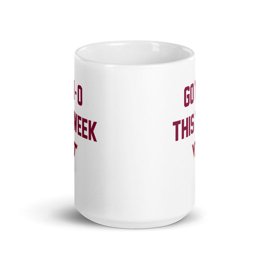 Virginia Tech Football: Go 1-0 This Week Mug (15 oz)