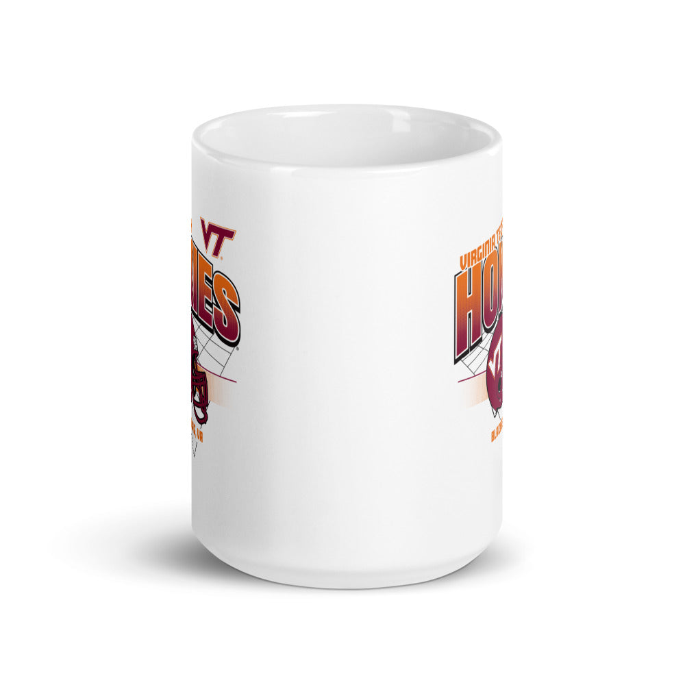 Virginia Tech Football: Helmet Grid Mug (15 oz)
