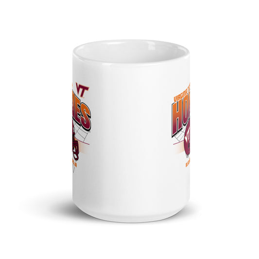 Virginia Tech Football: Helmet Grid Mug (15 oz)