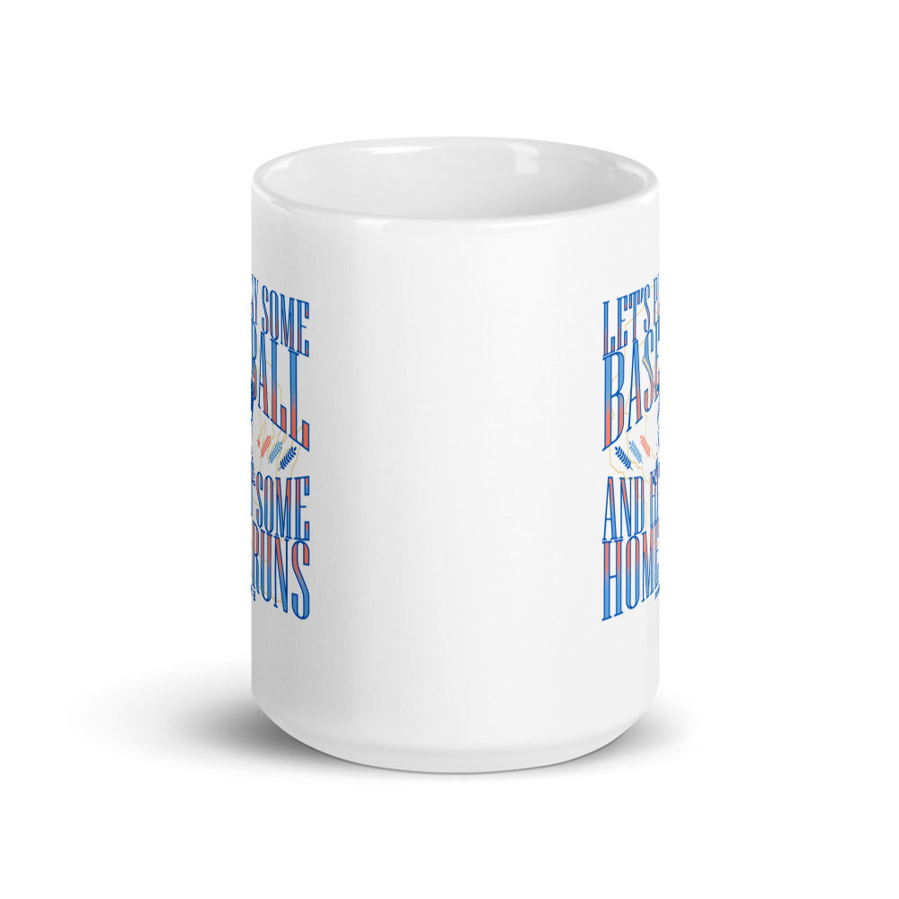Let's Play Some Baseball And Hit Some Home Runs Milwaukee Mug (15 oz)