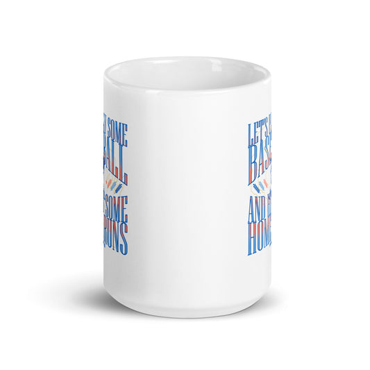 Let's Play Some Baseball And Hit Some Home Runs Milwaukee Mug (15 oz)