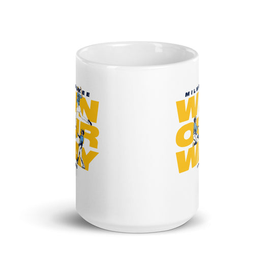 Milwaukee Baseball: Win Our Way Stack Mug (15 oz)