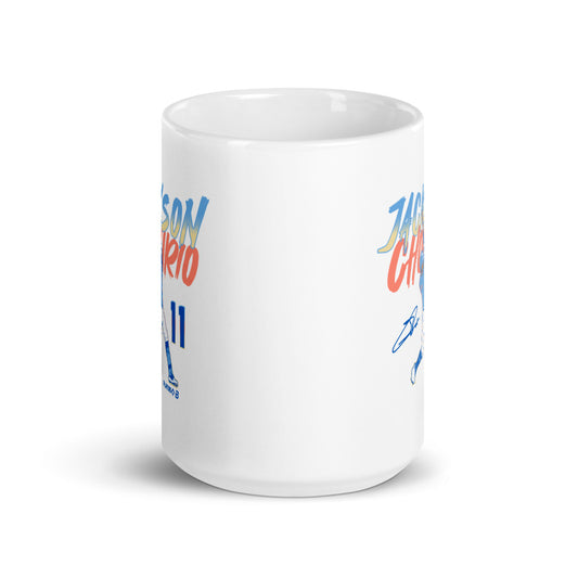 Jackson Chourio: Slugger Swing Number Mug (15 oz)