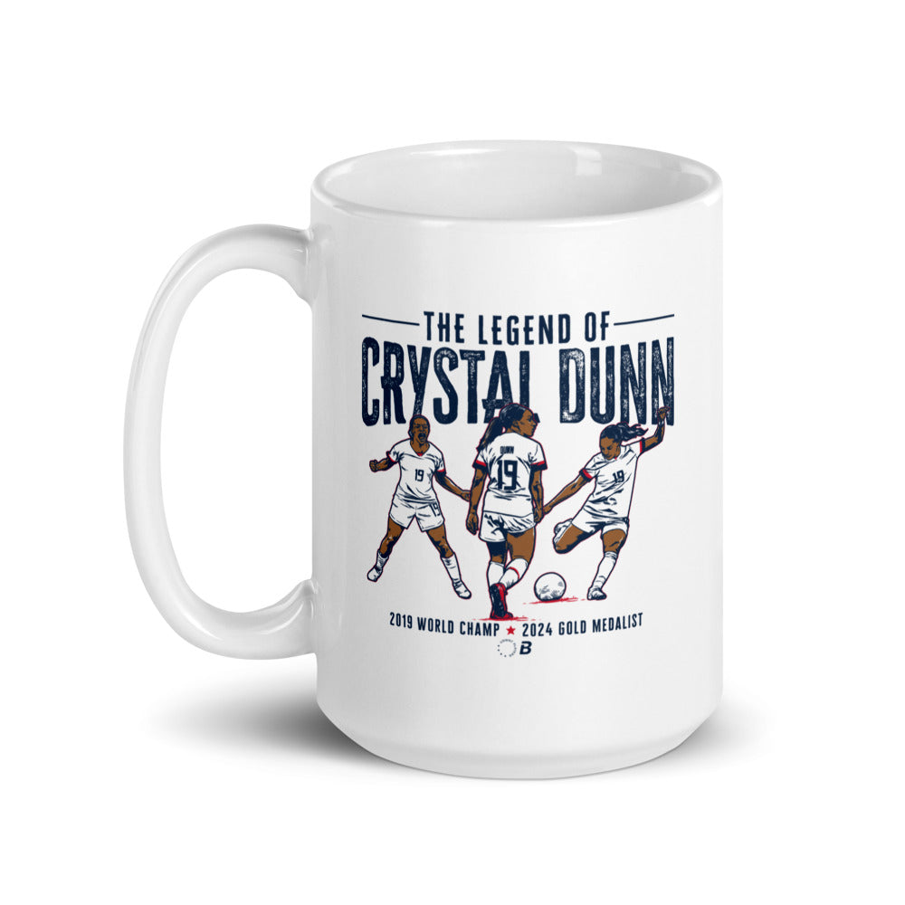 The Legend of Crystal Dunn Mug (15 oz)