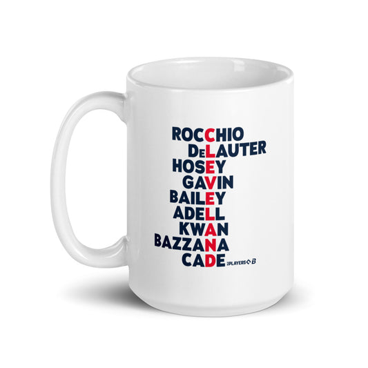 Cleveland Baseball Names 2026 Mug (15 oz)