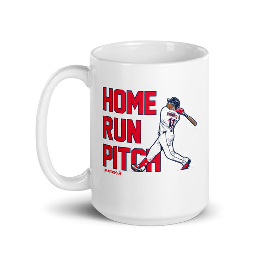 Jose Ramirez: Home Run Pitch Swing Mug (15 oz)